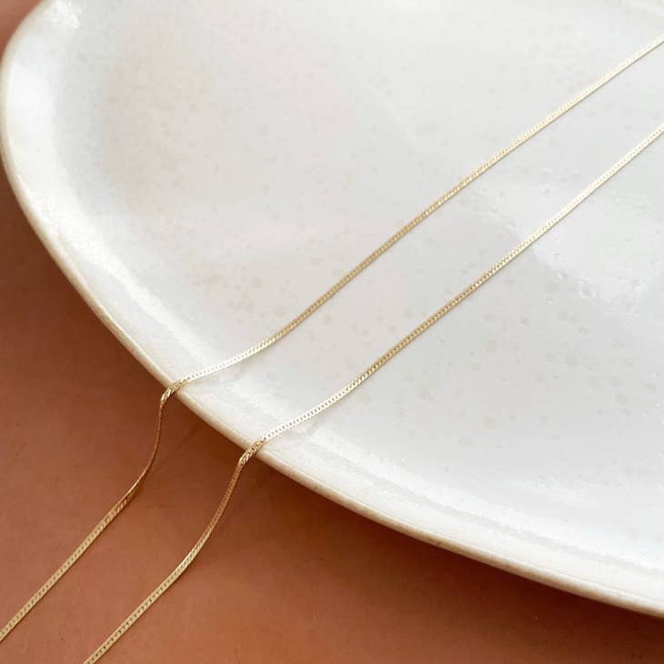 Skinny Herringbone Chain