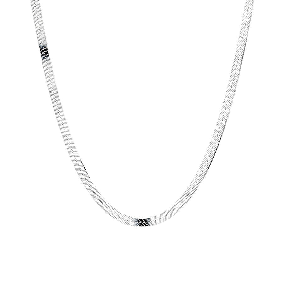 Sterling silver 4.4mm  herringbone chain