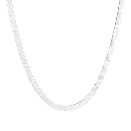 Sterling silver 5mm  herringbone chain