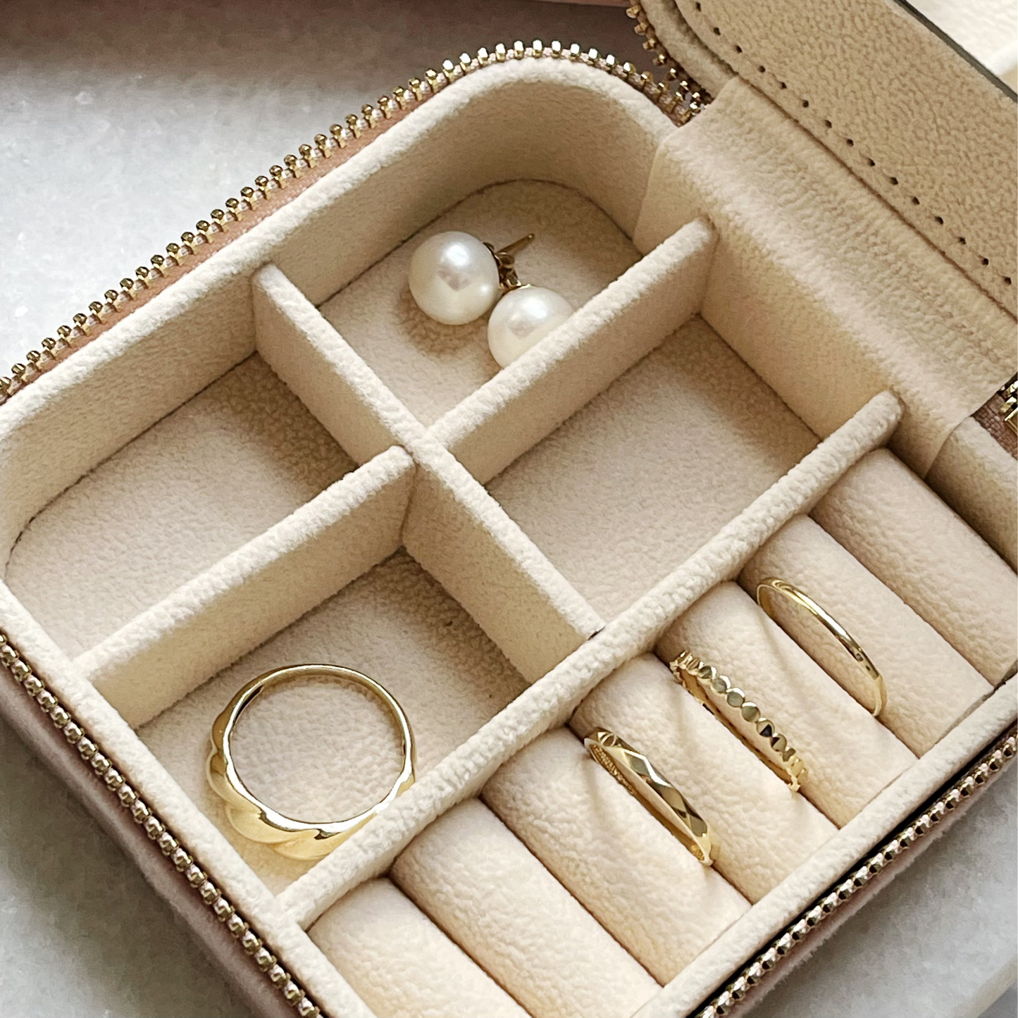 Luxe Corey Treacy travel jewelry box