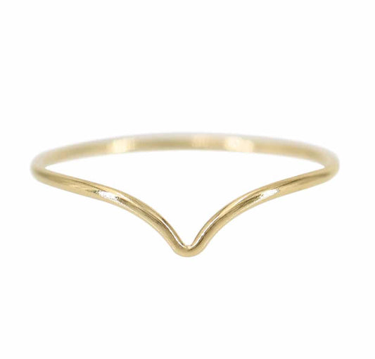 Chevron Stacking Ring